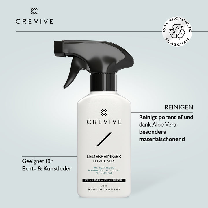CREVIVE Lederreiniger: Beste Lederreinigung 250 ml